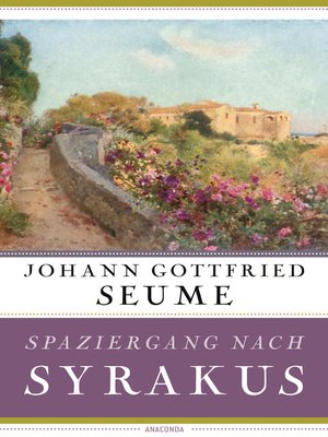 cover image of Spaziergang nach Syrakus im Jahre 1802